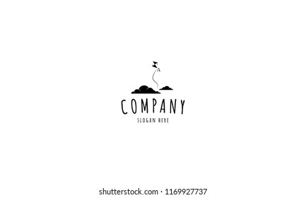 Kite vector logo image