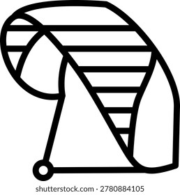 Kiteboarding Kite Vector Design Icon Style