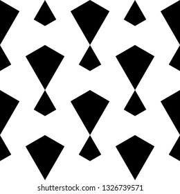 Kites pattern.Quadrangles wallpaper. Polygons backdrop. Ethnic motif. Geometric background. Digital paper, textile print, web design, abstract. Seamless ornament.