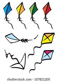 kites up in the void