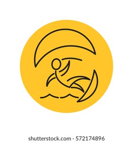 Kitesurfer pictogram