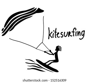 Kitesurfing Icon