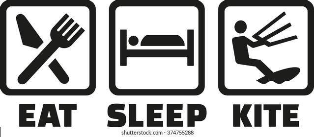 Kitesurfing live - eat sleep kite