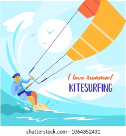 Kiteboarding Stock Vectors, Images & Vector Art | Shutterstock