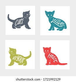Kitten Decoration Wall Pop Art