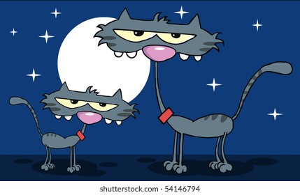Kitten Father In The Night