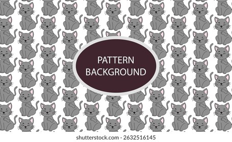 Kitten grey pet animal pattern background