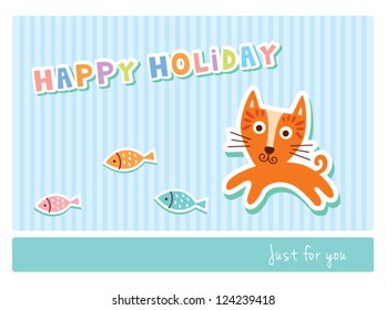 kitten happy holiday