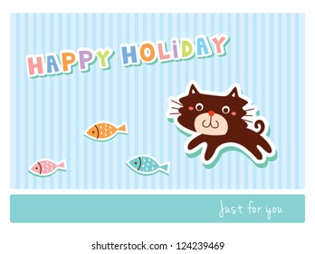 kitten happy holiday