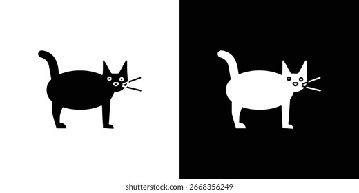 ícone do gatinho. design gráfico símbolos vetoriais pacote