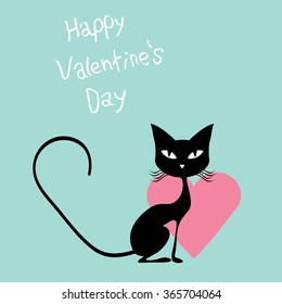 kitten in love