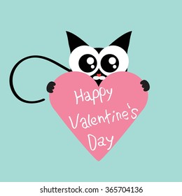 kitten in love