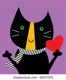 kitten love card