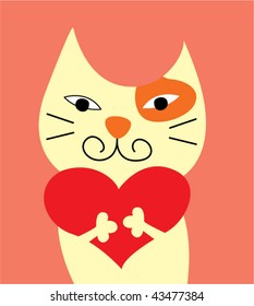 kitten love card