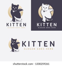 Kitten Pet Shop Logo