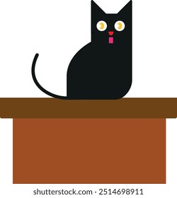 kitten photo cat black vector icon illustratrion