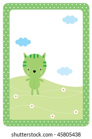 kitten spring garden