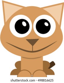 kitten, vector, cartoon, funny, animal.