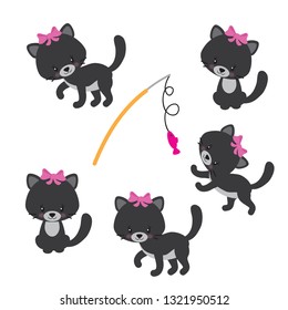 Kitten vector illustration clip art