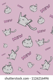 Kitties  pink set 