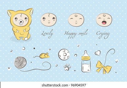 Kitty baby icons