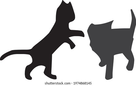 kitty drawing vector drawing illustration