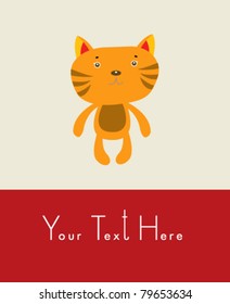 kitty greeting card with text 7