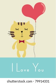 kitty with love balloon 11