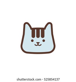 Kitty Pet Logo Design Template Element