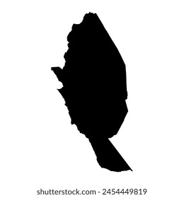 Kitui County map, administrative division of Kenya. Vector illustration.