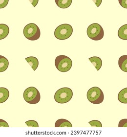 kivi pattern bright fruit background packaging