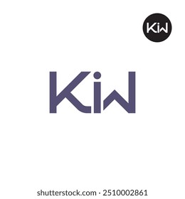 KIW Logo Letter Monogram Design