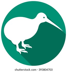 kiwi bird flat icon 
