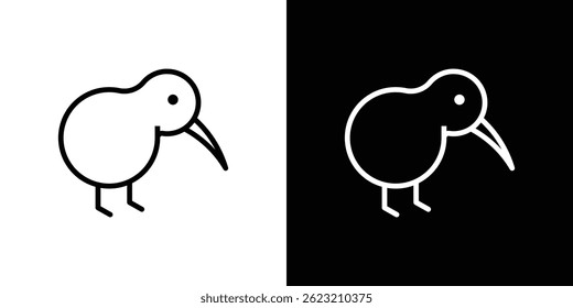 Kiwi bird icon vector illustration for web and mobile