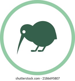 Kiwi Bird Icon Vector Logo