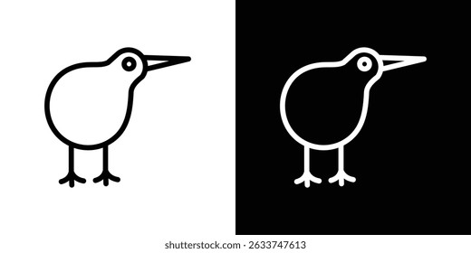 Kiwi bird icon vector for web, computer and mobile apps