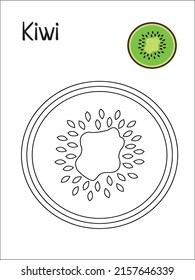 Kiwi Coloring Pages For Kids