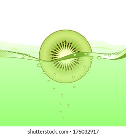 Kiwi drink (vector version; available as raster too)