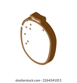 kiwi fresh isometric icon vector. kiwi fresh sign. isolated symbol illustration
