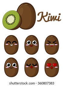 Kiwi Fruit Character