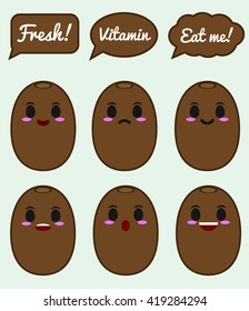 Kiwi fruit character