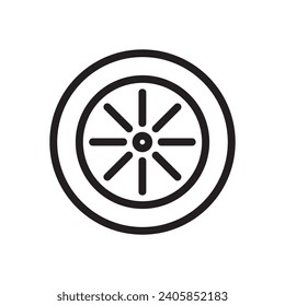 Kiwi fruit in half, icon vector, illustration, line art, isolated on white background