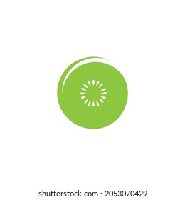 Kiwi fruit icon logo vector design