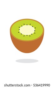 Kiwi fruit icon vector