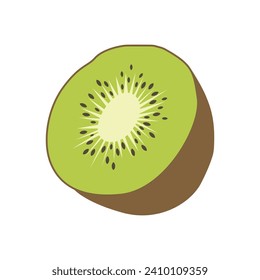 Kiwi fruit illustration drawing symbol food vector