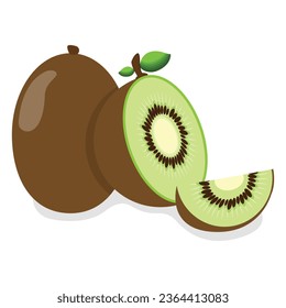 Una ilustración de un kiwi es una representación visual del fruto de kiwi, ya sea realista o caricaturista. Se puede usar para una variedad de propósitos, como publicidad, envasado y libro infantil.