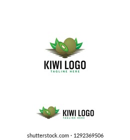 Kiwi Fruit logo designs vector, Illustration of Kiwi fruit template