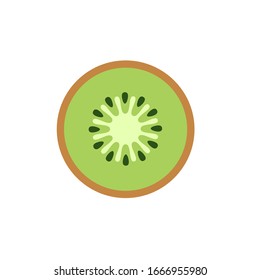 kiwi fruit logo icon illustration design