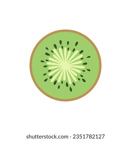 
Kiwi fruit logo icon illustration design vector sign