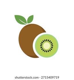 Kiwi Fruit Logo, Vektorgrafik